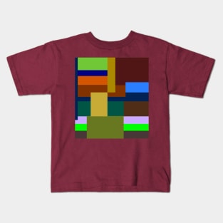 Trace and block geometry Kids T-Shirt